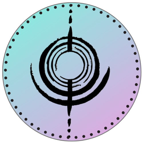 Logo La Tessitrice Essenziale - Simbolo energetico di connessione e trasformazione spirituale